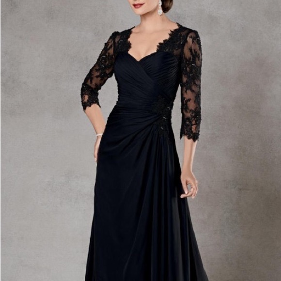 Caterina ROYAL BLUE MOB gown - Picture 1 of 10